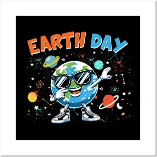 Earth Dab Dabbing Earth Day Posters and Art